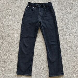 Madewell | Black 90s Straight Jeans